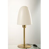 J-Line tafellamp - metaal - wit/goud