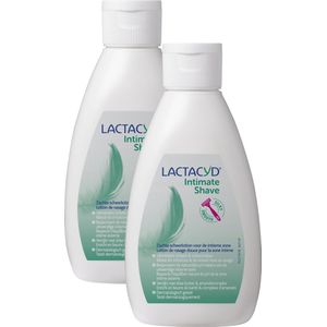 Lactacyd DUO Intimate Shave scheerlotion - 2x 200ml -  scheerlotion voor de uitwendige intieme zone