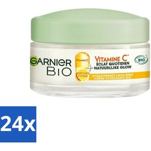 Garnier - Bio - Dagcrème - Vitamine C - Hydraterend - 50 ml - Voordeelverpakking - 24 stuks