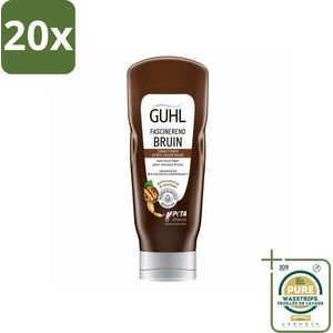 20 x Guhl - Conditioner - Colorshine Bruin - 200 ml - Grootverpakking - Bruin Haar Conditioner - Kleurversterking Haar - Glans Haar - Haarkleur Behouden - Haarkleur Intensiteit