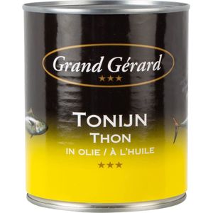 Grand Gérard Tonijn skipjack in zonnebloemolie - Blik 800 gram