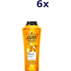 6x Gliss-Kur Shampoo – Oil Nutritive 400 ml