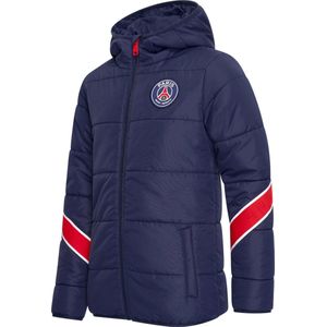 PSG winterjas voor kinderen - maat 116 / 6 jaar - Blauw - Paris Saint-Germain jas voor kids - Official PSG product