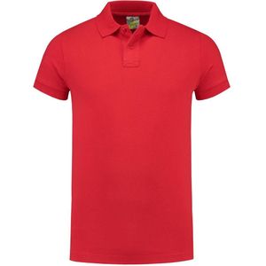 Lemon & Soda jersey polo voor heren rood maat S