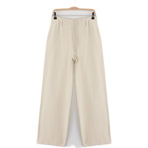 Trendyol Ecrukleurige Baggy Jeans Met Hoge Taille En Gedetailleerde Zakken Twoaw26Je00015