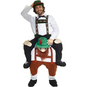 Carnaval Kostuum - Duitse Bierman - Onesize - Carnaval Pak - Halloween Kostuum - Halloween Pak - Feestkleding - Carnaval - Volwassenen - Carnavalskostuum Heren - Piggyback