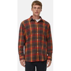 CAMEL ACTIVE - FleXXXactive - Overhemd - Donkerbruin - Geruit - Lange Mouw