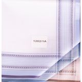 Tiseco - Heren Zakdoek - Wit - 100% Katoen - 12 Stuks