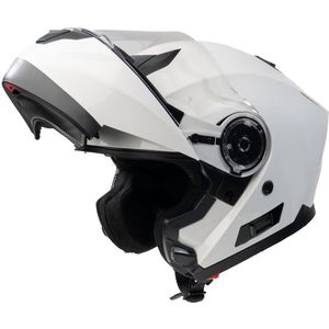 Motorhelm - Scooterhelm SPECTRON EVO Volledig wit XS van MOTOBLOUZ
