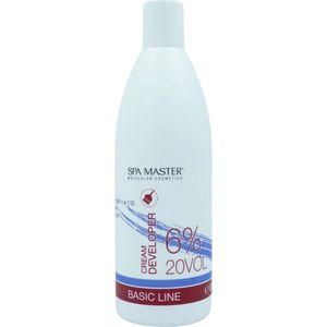 Spa Master Cream Developer – 6% 20VOL – Waterstofperoxide – Crème-activator – Professioneel – 930ml