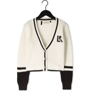 LOOXS 10sixteen 2401-5305-004 Meisjes Sweater/Vest - Maat 128 - Wit van 60% Cotton 40% acryl