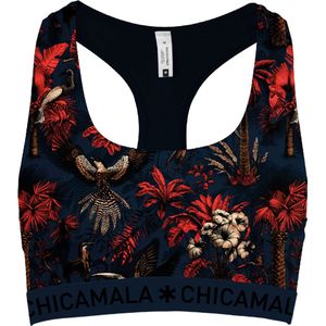 Chicamala – Racerback – 1 Pack – BH Zonder Beugel – Racerback Top – Dames Ondergoed – 95% Katoen – Dames Lingerie – Maat S