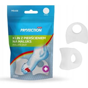 Mazbit Hallux Duo 2: Hallux Corrector Tussenvoetkussen met Ring