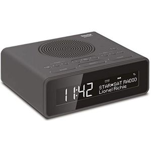 DAB+ wekkerradio met dubbele wektijden, sluimerfunctie en dimbaar display