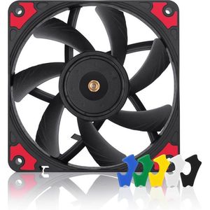 Noctua NF-A12x15 PWM chromax.black.swap - Ventilatorhuis - 120mm - PWM - 450-1.850 tpm - zwart
