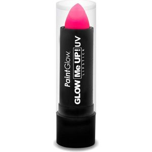 Paintglow Lippenstift/lipstick - neon roze/magenta - UV/blacklight - 5 gram - schmink/make-up