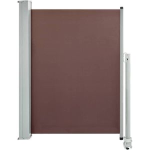 vidaXL - Tuinscherm - uittrekbaar - 100x300 - cm - bruin