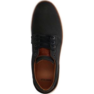 Manfield - Heren - Zwarte sneakers - Maat 40
