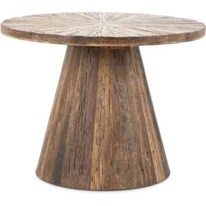 Homelounge - Naam : Nori - Salontafel - Gerecycled teak hout - Dia 60 cm - Benoa