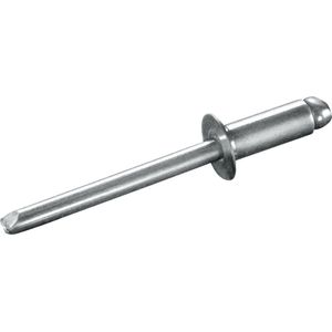 GOEBEL® - 1000 x Blindklinknagels (Ø x L) 4 x 6 mm - Staal verzinkt / Staal verzinkt - Verzonken kop - STANDARD - 7081140600 - ISO15980 - Popnagel