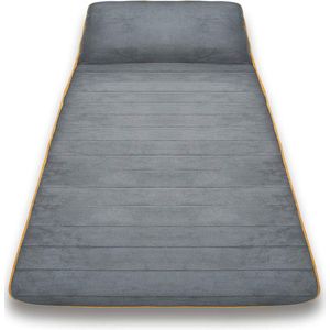 Massagematras - Massage Matras met 5 Programma's - Massage Matras met Warmte - 4 Massagezones - Volledige Lichaam Massage - Vibratie - Lichtgewicht - 180 x 10 x 62cm
