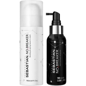 Sebastian Professional - NO.BREAKER Leave-in Spray & Styling Haarcrème - Set
