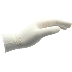 Poedervrij Latex Handschoenen Wegwerp Medische handschoenen 100 stuks maat 6/7 S / Small - wegwerphandschoenen - Poedervrij - disposable medical gloves