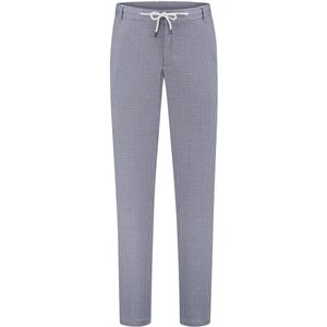 GENTS - Pantalon pied-de-poule - Polyblend - Blauw - Maat 54/XXL