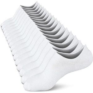 Lage antislip platte bootlijnsokken voor dames, 8 paar