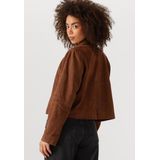My Essential Wardrobe - Suede Jacket - Bruin - Dames