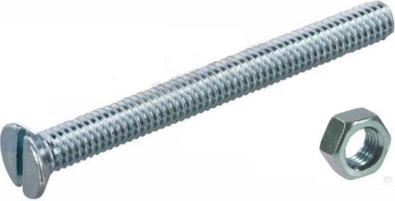 Deltafix - Schroef Moer - M4 - 20mm - 15 Stuks