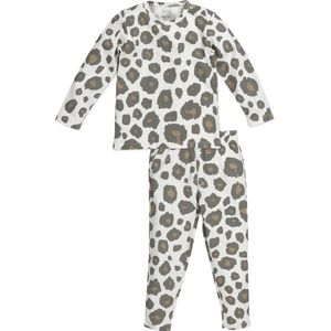 Meyco Baby Panter baby pyjama - neutral - 50/56