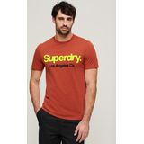 Superdry - Klassiek verwassen T-shirt - Heren - T-shirts