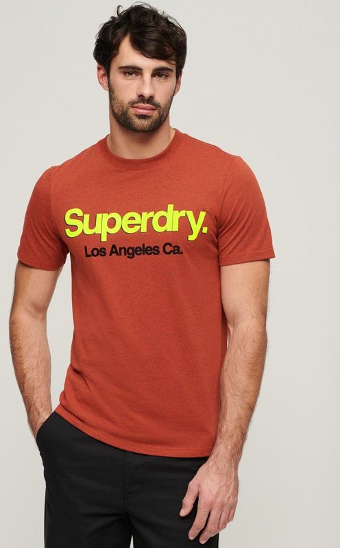 Superdry - Klassiek verwassen T-shirt - Heren - T-shirts