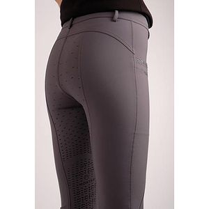 Montar Rijbroek Crystal Full Grip Kids Grijs - 146