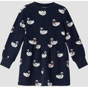 Jurk - Zacht - Sweatjurk - All-over Print - Lange Mouwen