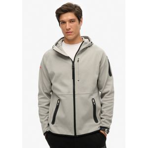 Superdry - Tech hoodie met logo, rits en losse pasvorm - Heren - Hoodies