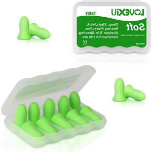 Allecto Premium - Ruisonderdrukkende Slaapoordopjes SNR 32DB - 10-Delige Set - Gehoorbescherming voor Slapen Werken Reizen - Met Draagtas