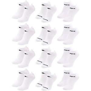 Kappa - Sneakersokken - Wit - 12 Paar
