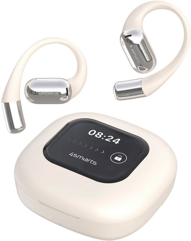 4smarts - SkyBuds AI - Draadloze Oordopjes - Beige - Bluetooth