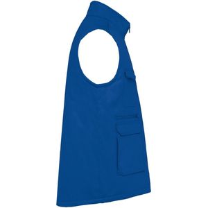 WK. Designed To Work Gewatteerd unisex gilet in polykatoen met veel zakken WK607 - Royal Blue - 3XL