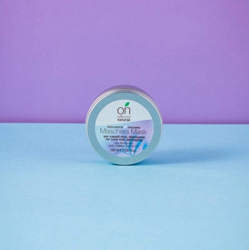 onYOU - Natuurlijk Masker voor Krullend Haar - 150 ml - Biologische Lijnzaadolie en Castorolie - Anti-Pluizen Effect