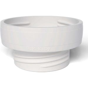 cozy.® Flessenwarmer Adapter 3 - 50 mm - Brede Hals - Geschikt voor Nuk Wide Neck - Babyflessen - Moedermelk bewaarflesjes - Wit