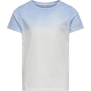 Kids Only t-shirt meisjes - blauw - KONblake - maat 110/116