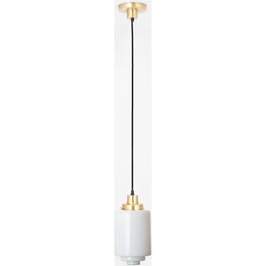 Art Deco Trade - Hanglamp aan snoer Getrapte Cilinder Medium 20's Messing