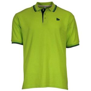 Donnay Polo Tipped - Sportpolo - Heren - Maat XL - Lime groen