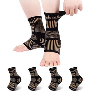 Ankle Support Brace for Plantar Fasciitis - 2 Pairs Plantar Fasciitis Socks for Men and Women XL