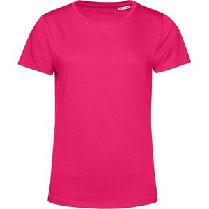 B&C Dames/dames E150 Organic T-Shirt met korte mouwen (Magenta)