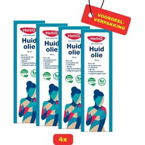 4 x HeltiQ Huidolie 150 ml - Voordeelverpakking!
