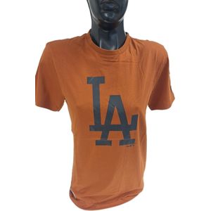 LA.LAKERS - NEW ERA- T.SHIRT- TERRACOTTA -S